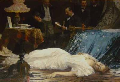 WATTEAU, Louis-Joseph Suicida per amor Germany oil painting art